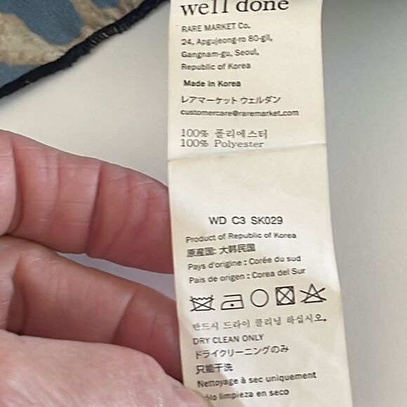 WE11DONE High Waisted Leopard Print Mini Skirt - Picture 9 of 12